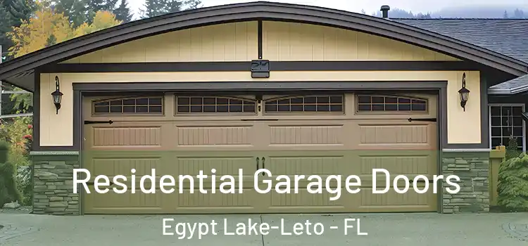  Residential Garage Doors Egypt Lake-Leto - FL