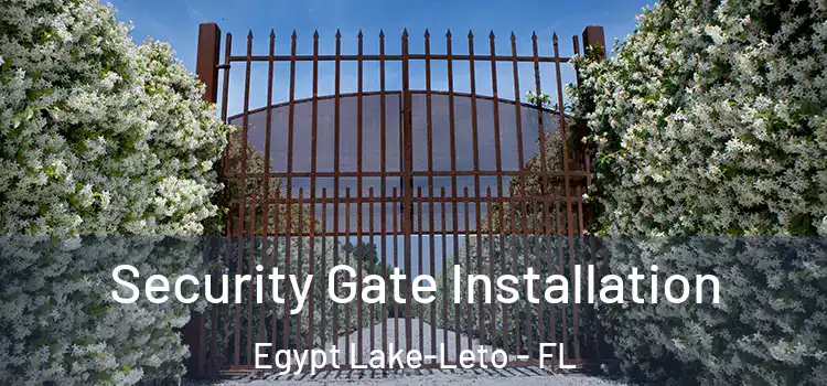 Security Gate Installation Egypt Lake-Leto - FL